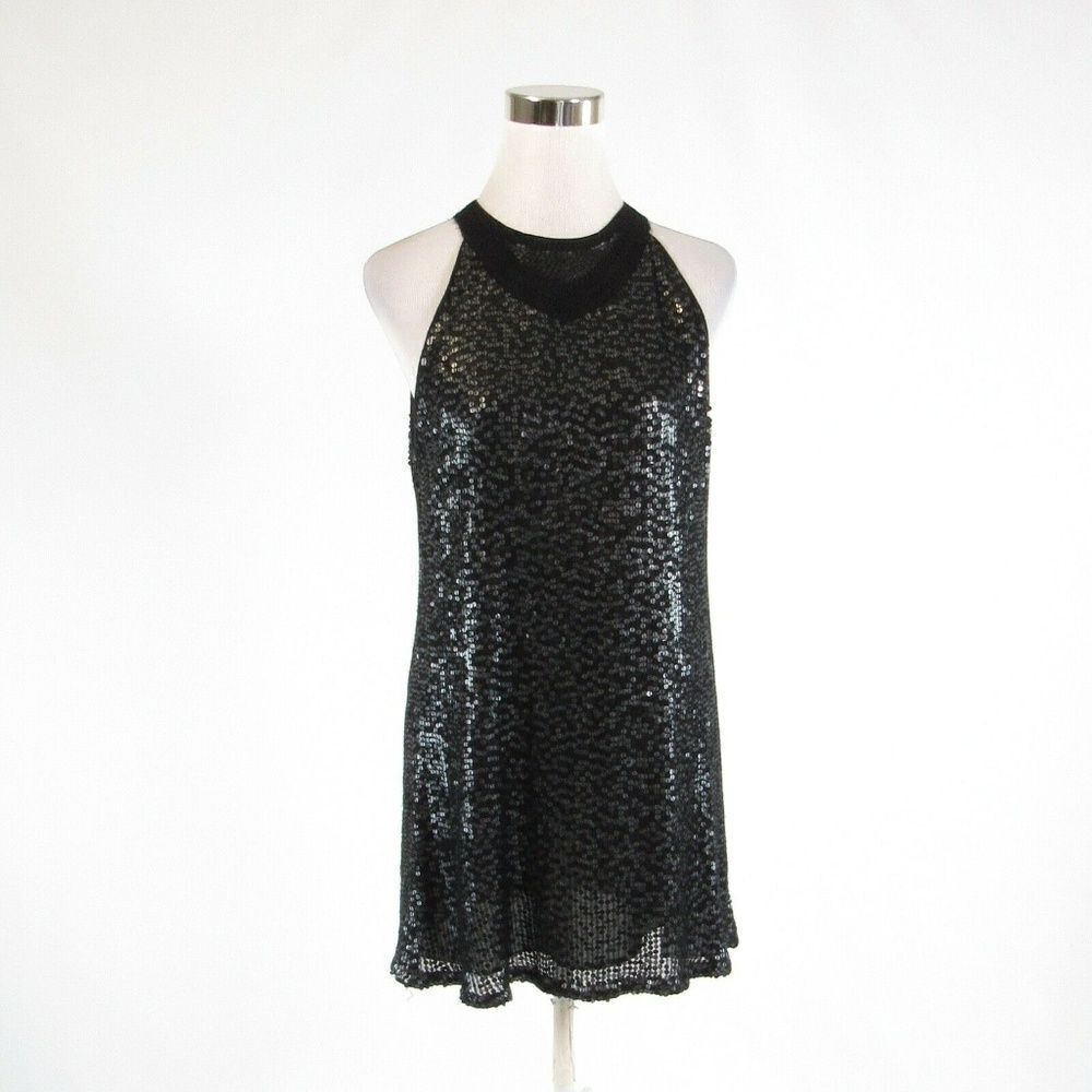 Black SINGLE DRESS shift dress M